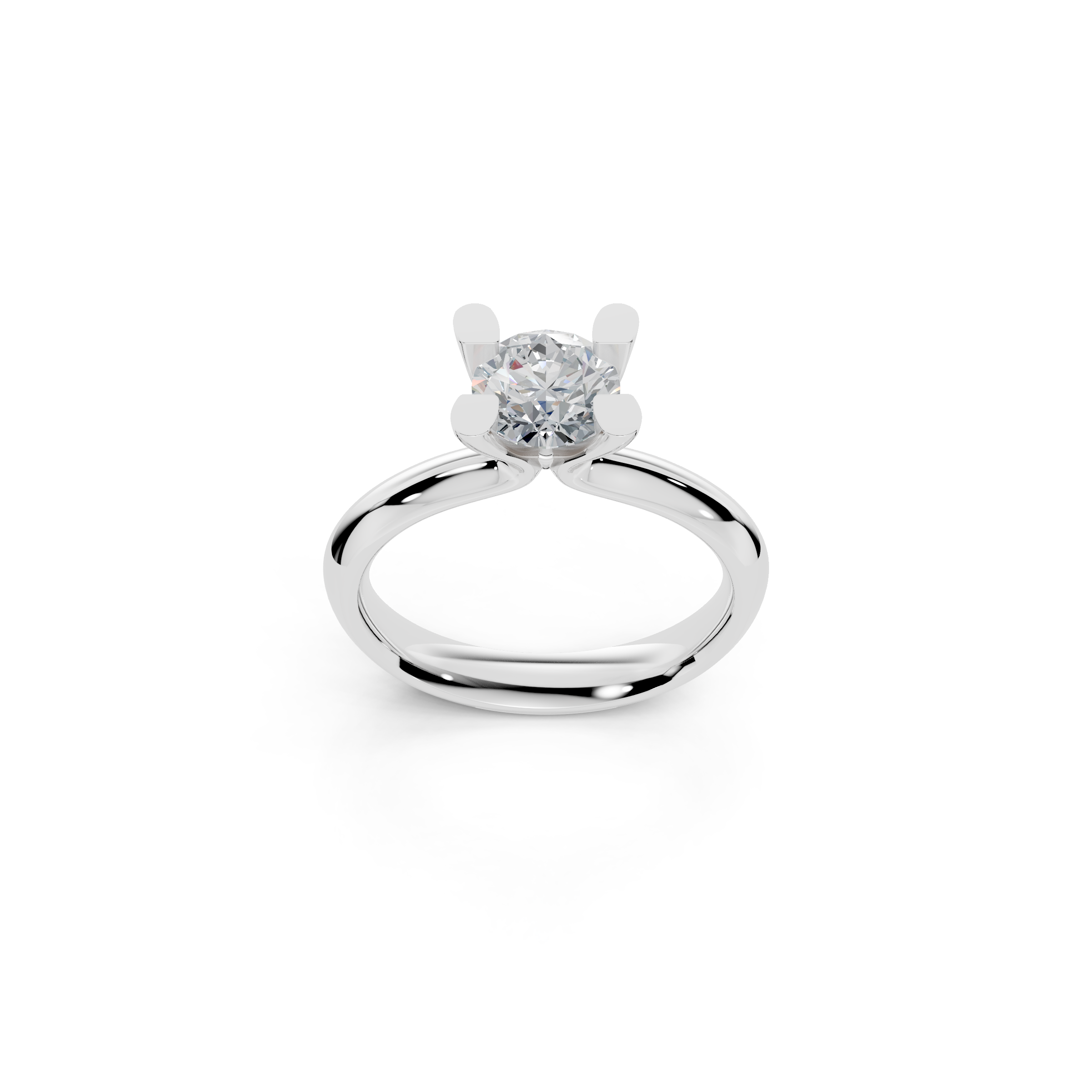 1.09 Karat Tek Tas Pırlanta Lab Grown