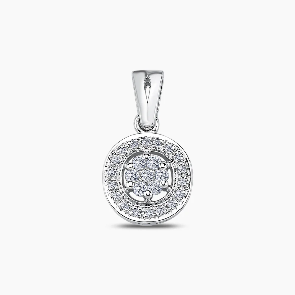 Beyaz Altın 0.17 Karat Pırlanta Kolye
