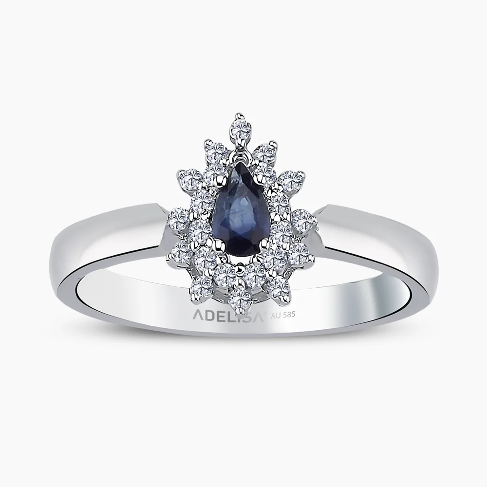 Beyaz Altın 0.16 Karat Pırlanta Yüzük