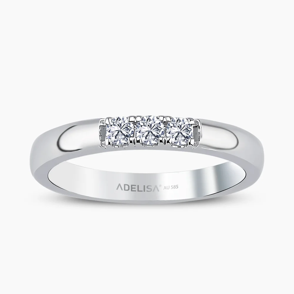 Adelisa 3 Taş Pırlanta Yüzük ADL180