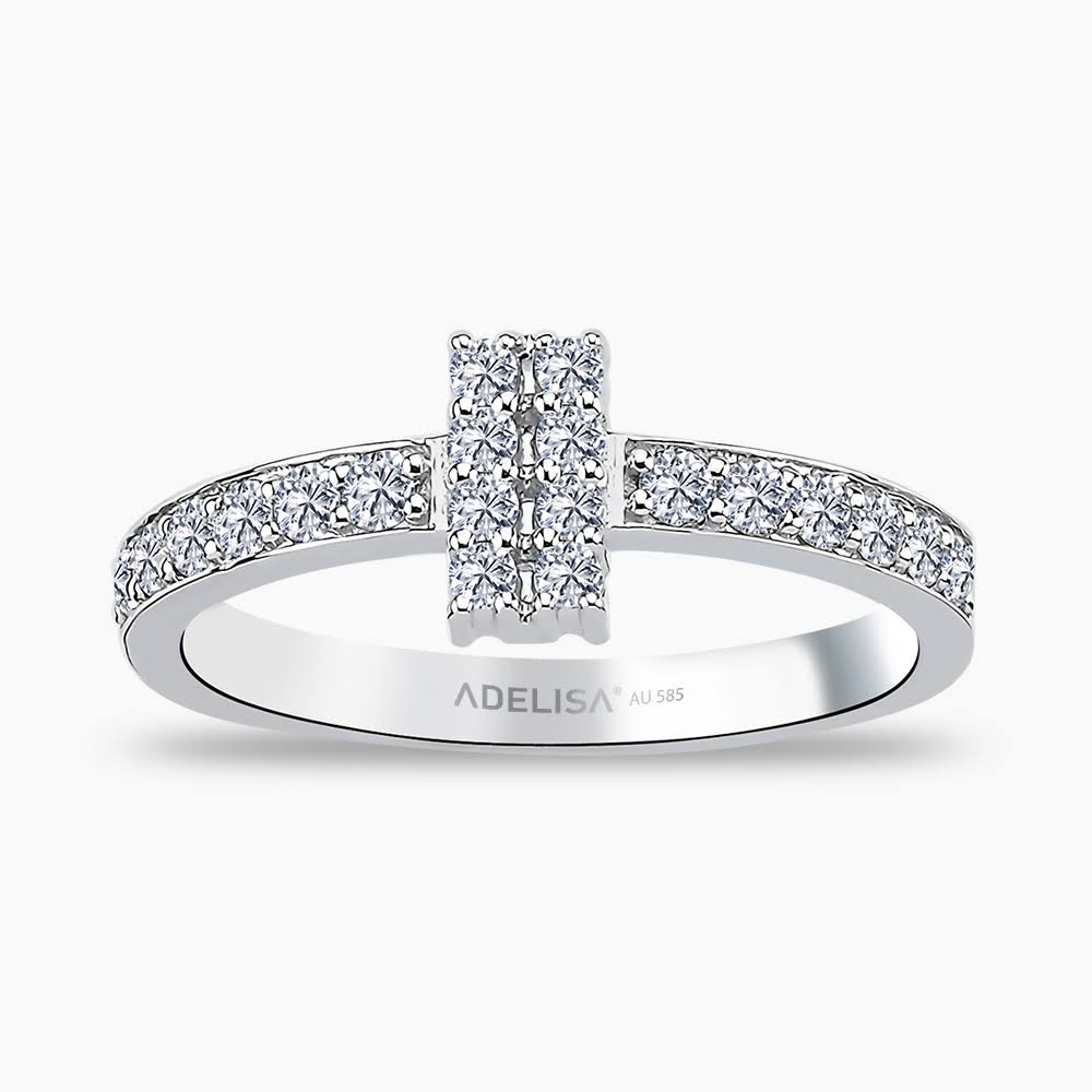 Beyaz Altın 0.40 Karat Pırlanta Yüzük